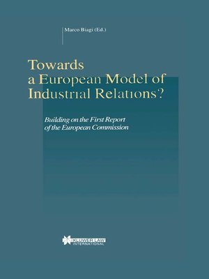 cover image of Towards a European Model of Industrial Relations?